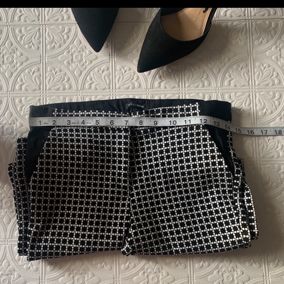 Houndstooth Plaid Skinny Pants - Picture 3 of 3